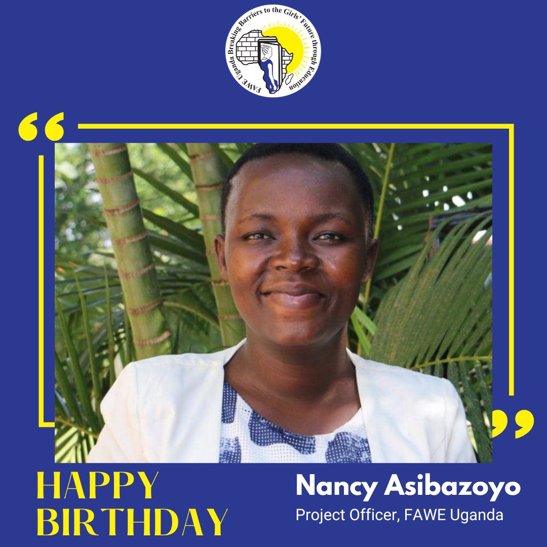 We extend our warmest birthday wishes to Nancy Asibazoyo. Your tireless efforts in creating safe spaces for open dialogue and providing vital health resources have made an immense difference. Thank you for your unwavering commitment - may this be a joyous occasion. 🎂…