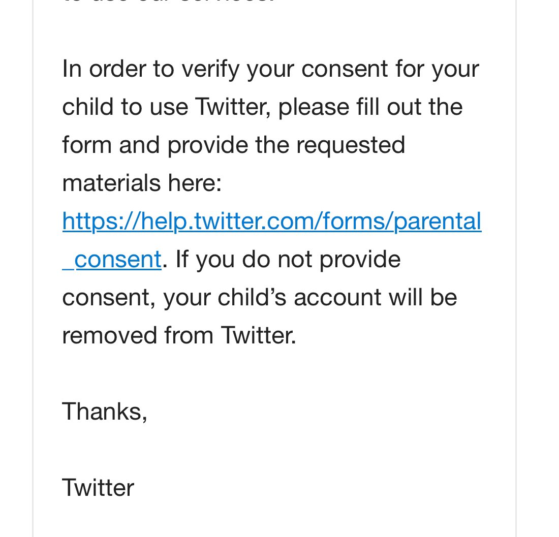 Hi <a href="/X/">X</a>  following my previous post (or is it still called a Tweet 🤔) I received this email from Twitter….