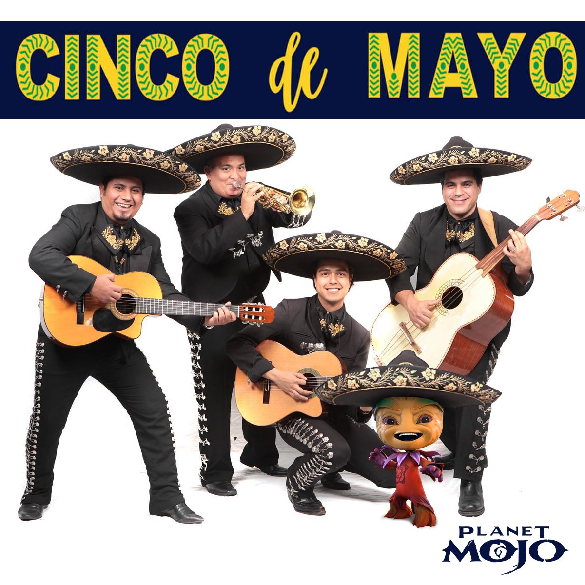 What's better than Cinco De Mayo? 🇲🇽 Cinco De Mojo! 🪐 Wishing you all a festive and joyful day!