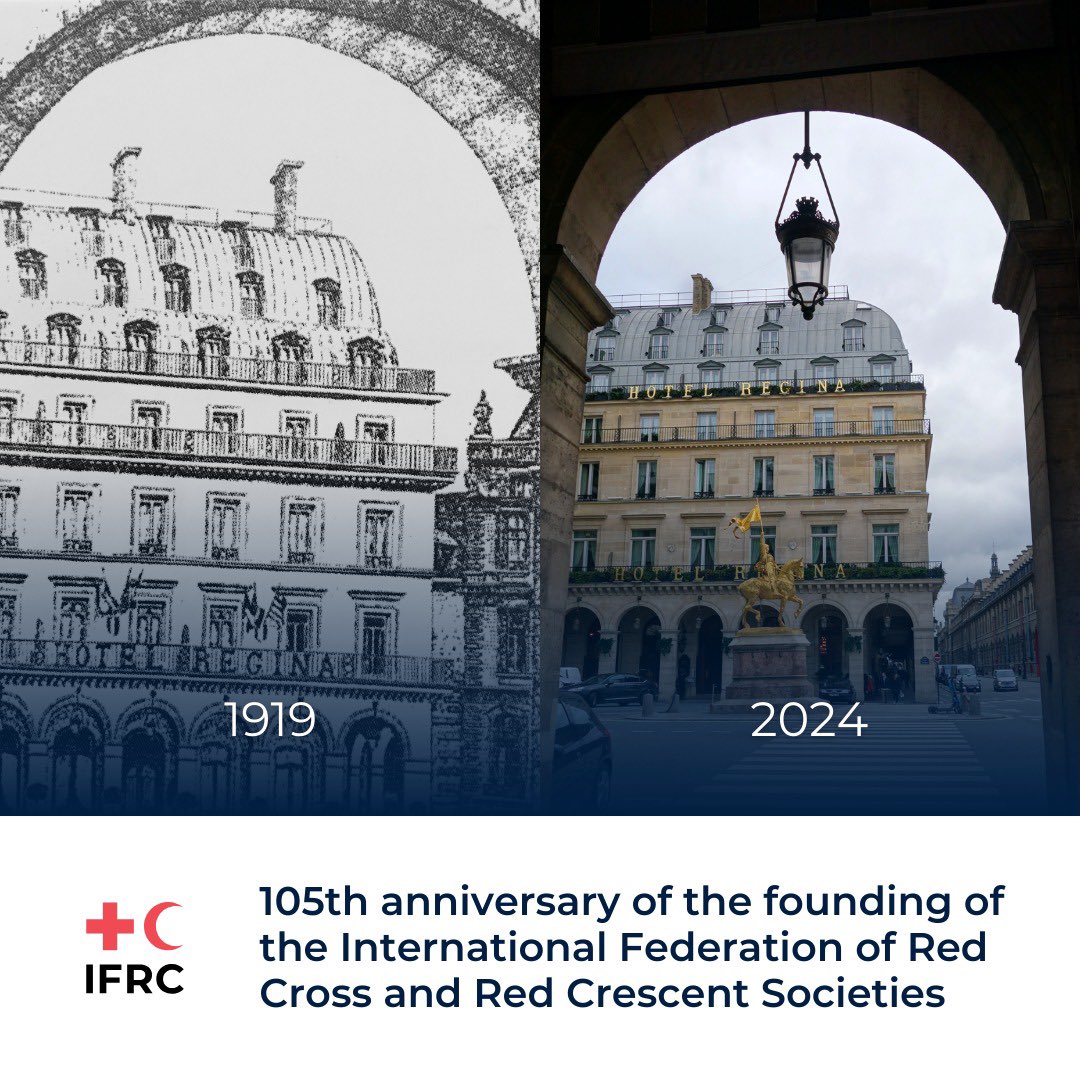 Today marks the 105th anniversary of the founding of @IFRC. Today's challenges demand new approaches & innovative solutions. Yet, the unwavering solidarity within @IFRC network endures. Together, let's continue to build a brighter future for all, for another 105 years & beyond.