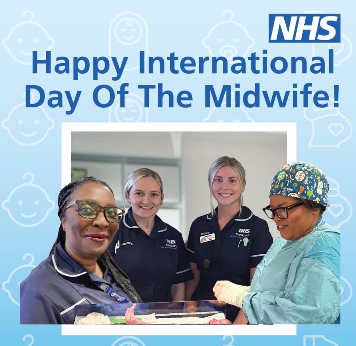 Happy International day of the midwives to all the wonderful midwives that’s just there at the start of life🥰 special shoutout to my @RoyalFreeNHS midwifery colleagues, you’re simply the best!we appreciate you all😊👏🏽❤️TY @DavidCo43958983 @ColletteSpenc15 Ruth