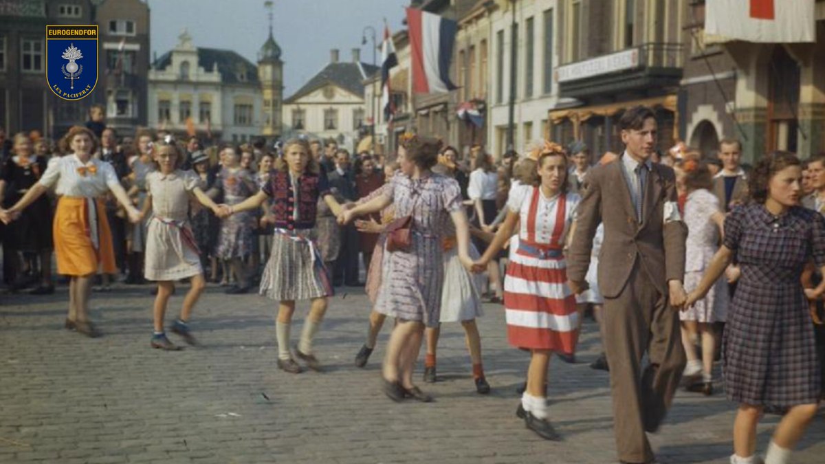 Liberation Day in the Netherlands🇳🇱celebrated on the 5th of May, marks the day in 1945 when the Netherlands was freed from German occupation during World WarII. This day is a testament to resilience, freedom, and the enduring spirit of the Dutch people. #EUROGENDFOR #LexPaciferat