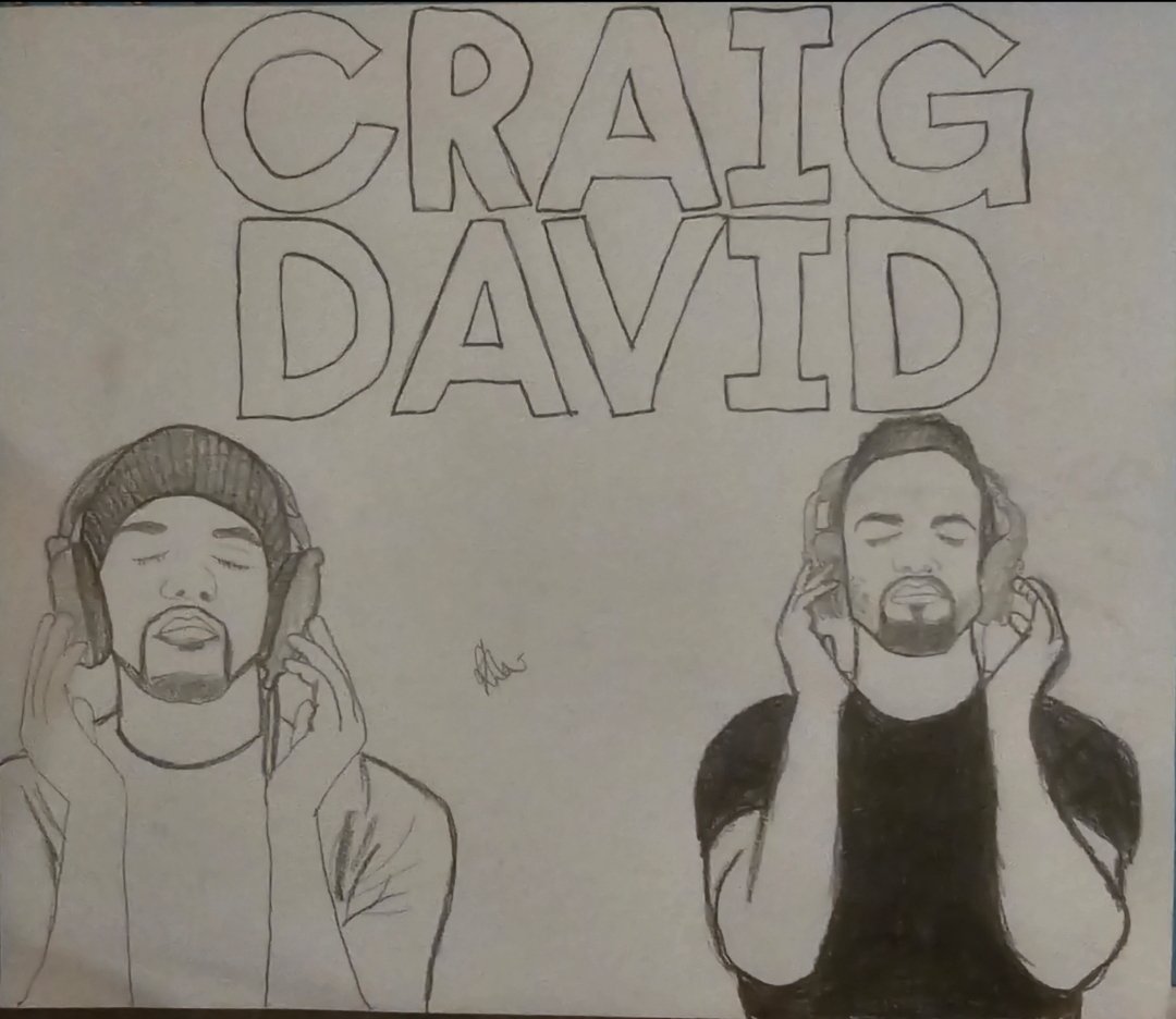 @CraigDavid Happy birthday @CraigDavid my birthday twin hope you have an awesome day (hope you like my sketch of you)