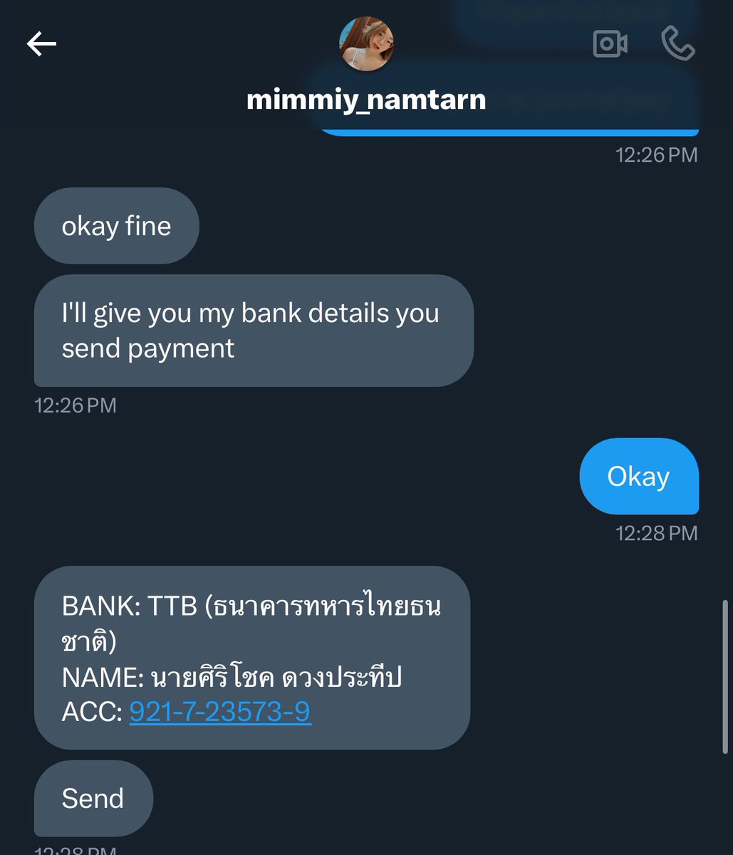 i got scammed by him but using a different account. beware of him everyone ❌❌❌