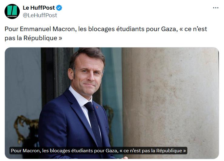 Macron en toute logique va donc vouloir dissoudre les étudiant.es