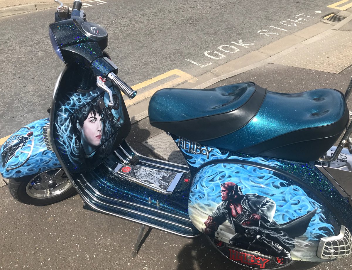 #Hellboy #beautifulscooter #skegnessscooterrally2024