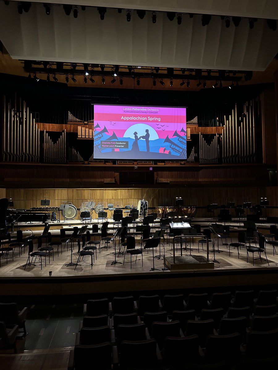 The calm before…. funharmonics today with ⁦@LPOrchestra⁩ and we’re off to the Appalachian mountains. Lovely.
