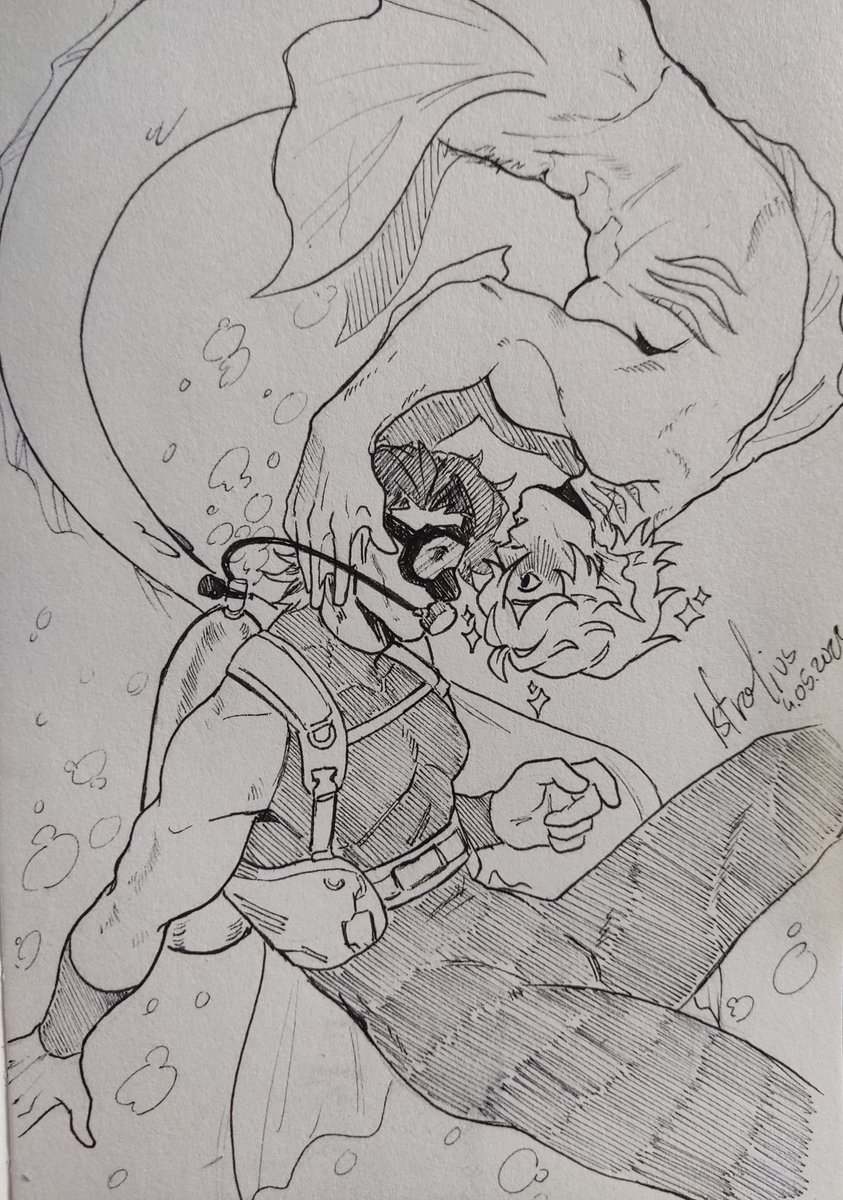 Istralius's tweet image. Mermaid doodles
The mer brainrot is coming back
Also I think I will do a proper digital render of the second one
But for now have these scribbles
#Gepard #gepardlandau #sampard #sampokoski #Sampo #Mermaid #mermay2024 #サンジェパ