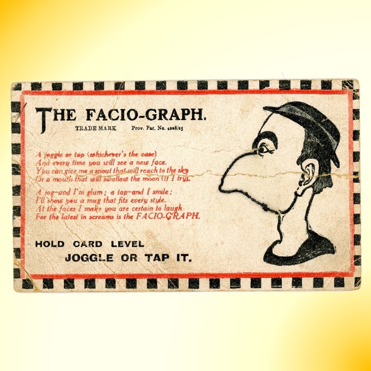 In the spirit of #WorldLaughterDay, we’re sharing this Facio-Graph toy from the Lydiard House Museum collection. These novelty items have a long history dating back to at least the 1600s but became more prominent in the 1800s and 1900s. #lydiardpark #lydiardhousemuseum