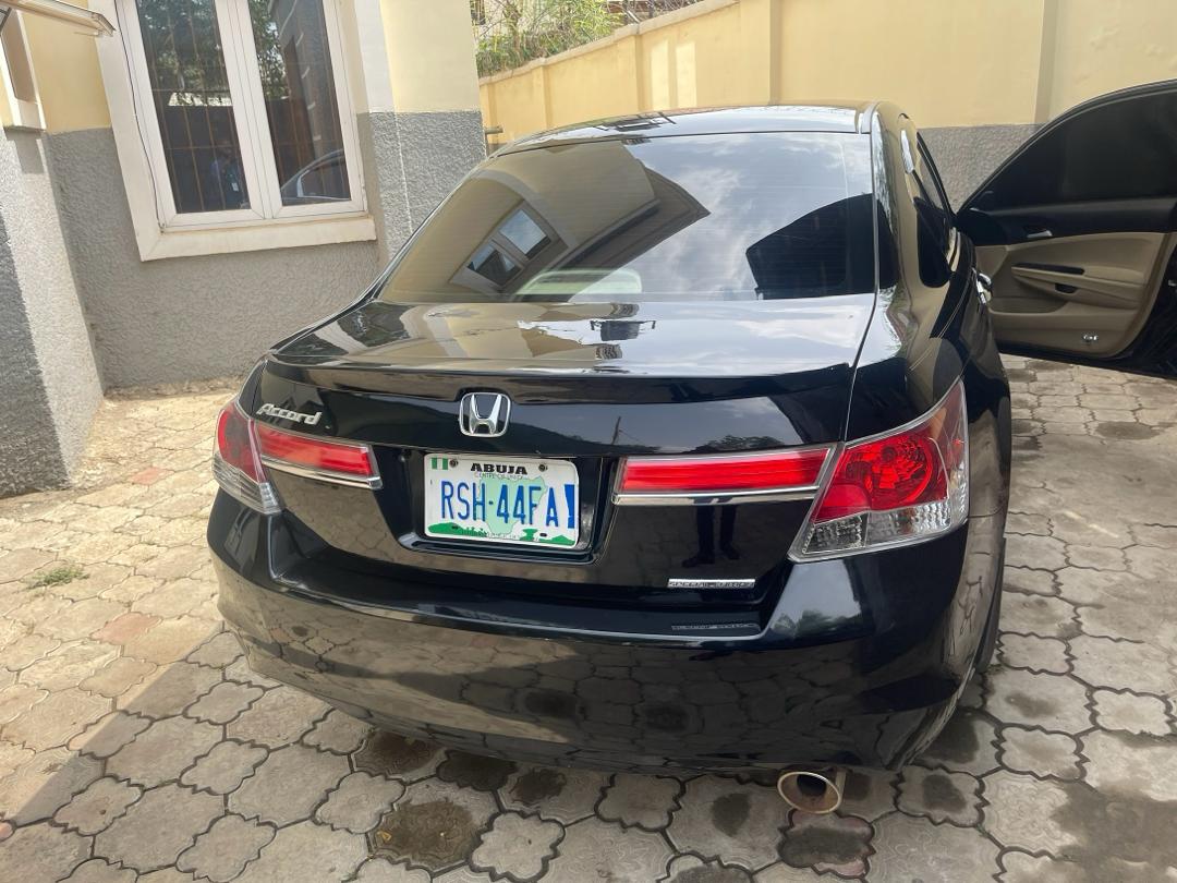 2012 Honda Accord Duty ✅ Few months used Leather interior Excellent condition ABUJA Price: 4.8m DM or call 09067505058 Please RT