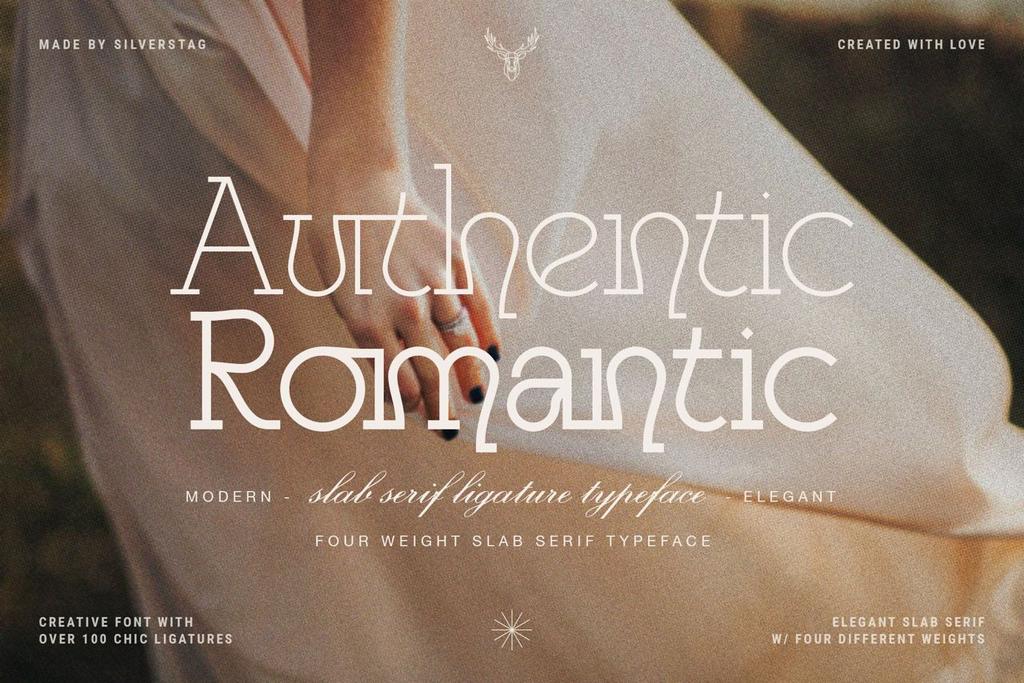 Authentic Romantic – Slab Serif Font

#modern #slab #serif #ligature #typeface #font #designs