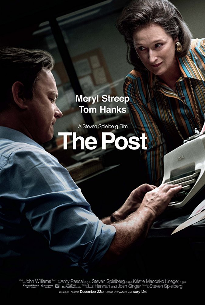 🎦 Tout, j’aime tout chez Meryl Streep ! Puisqu’il faut choisir, ce sera la femme de conviction, patronne de presse inébranlable face aux pressions politiques et financières. Information, conviction et vérité chevillées au corps. #ThePost #pentagonpapers #SondageStreep @tbarnaud