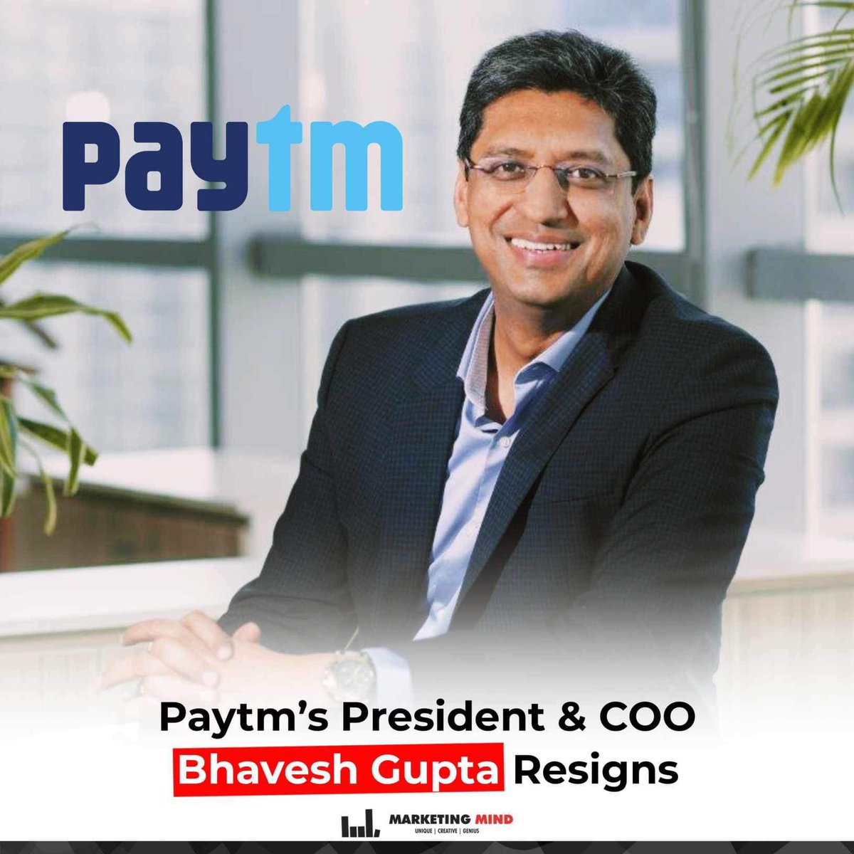 Bhavesh Gupta said he’s leaving for personal reasons and will now be advising the fintech company. #MarketingMind #BhaveshGupta #Paytm #WhatsBuzzing