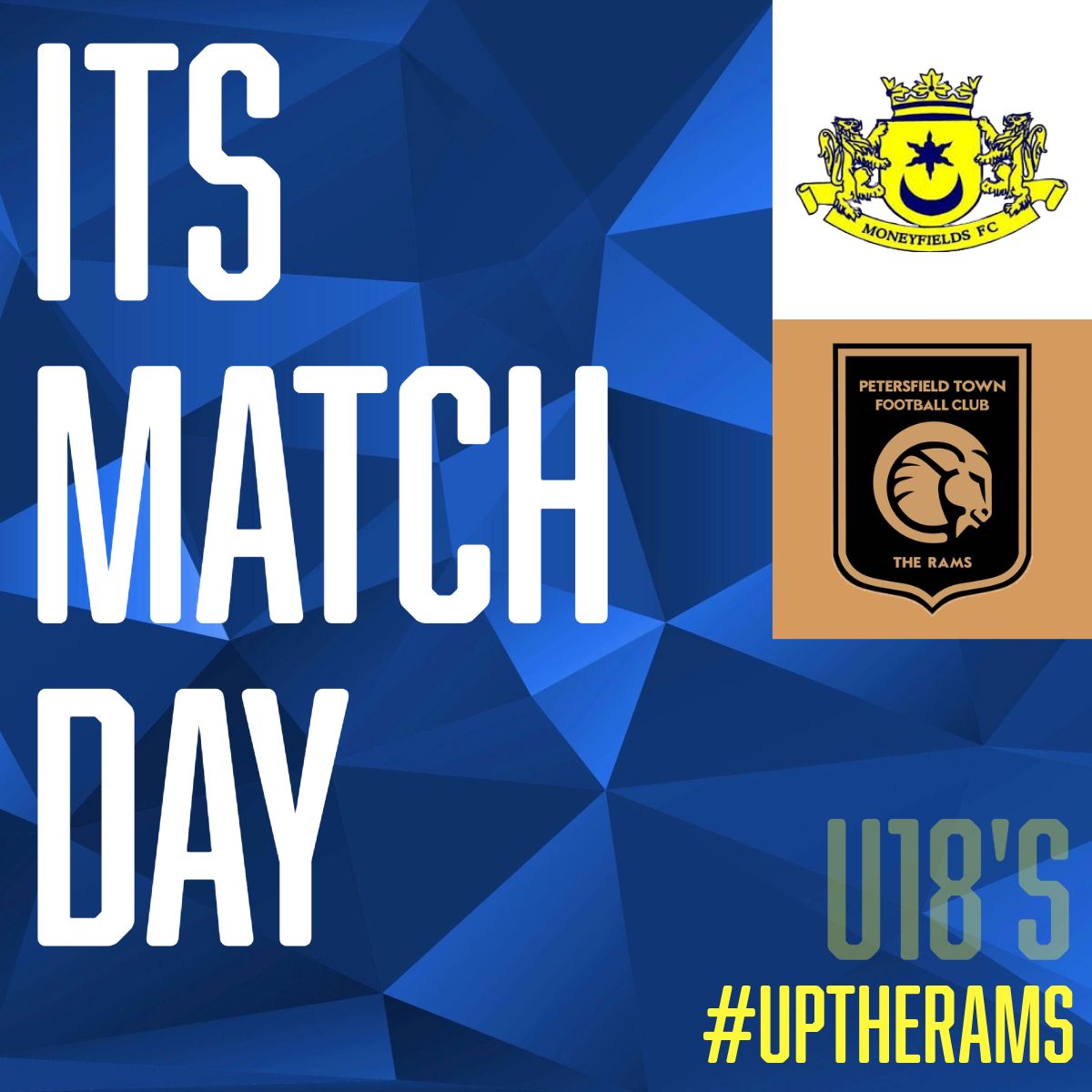 📆 | 𝙄𝙏𝙎 𝙈𝘼𝙏𝘾𝙃 𝘿𝘼𝙔 

The ladies welcome Farnborough to Love Lane (outside pitches), the U18's travel to take on Moneyfields U18's. Both 2pm KO. 

#uptherams