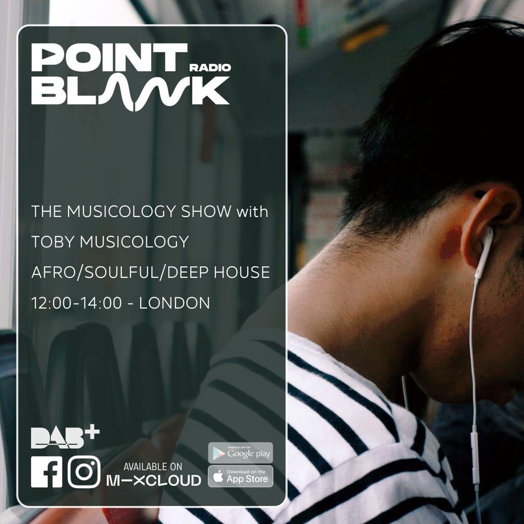 LIVE! In The House Today 1200-1400 pointblankradio.com “Alexa,Play PointBlank Radio “ DAB+ London Whattsapp:07743049123 #afrohouse #soulfulhouse #deephouse #RadioShow #dabradio @PointBlankFM