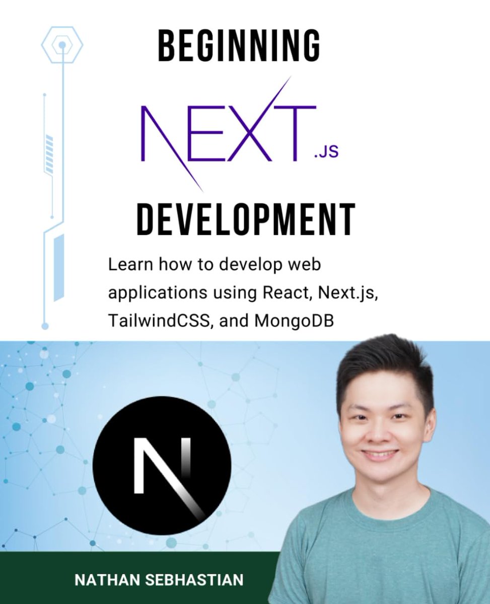 FREE Kindle Beginning Next.js Development: Learn NextJS and Build a Full Stack Dynamic Application Using React, NextJS, TailwindCSS, and MongoDB amzn.to/3Wu8UtE #nextjs #react #reactjs #js #programming #developer #programmer #coding #coder #webdev #webdeveloper