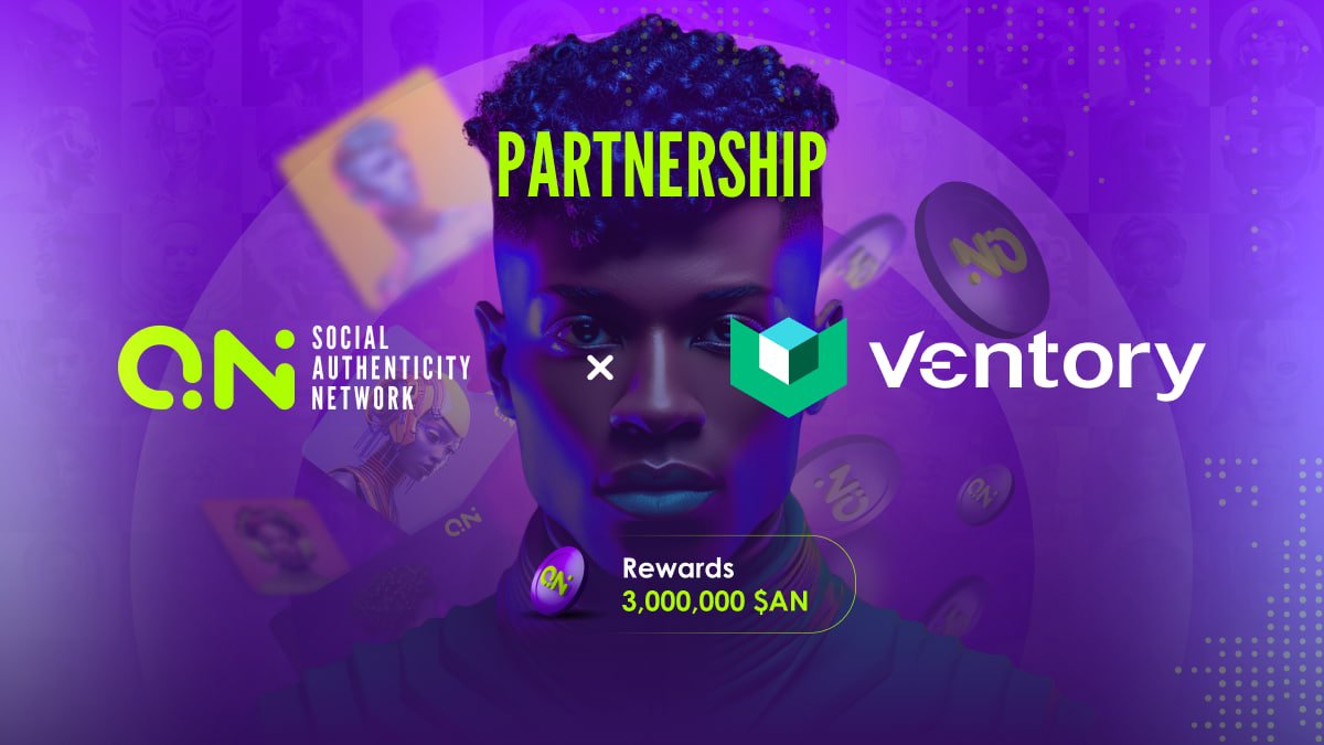 AANN.ai is proud to announce a partnership with @Ventory_gg Ventory is a Multichain NFT Marketplace exclusively for entertaining games & NFT liquidity solutions. AANN.ai is the creator of AN Social Authenticity Network an AI-powered platform…