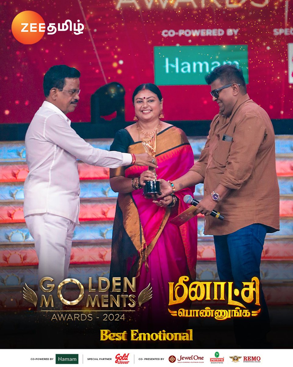 Best Emotional - Meenakshi Ponnunga...!!🎉🎊
Golden Moments Awards 2024 -Part 2 | Tune In.

#GoldenMomentsAwards2024 #Archana #RJVijay #Sriranjani #MeenakshiPonnunga #ZeeTamil