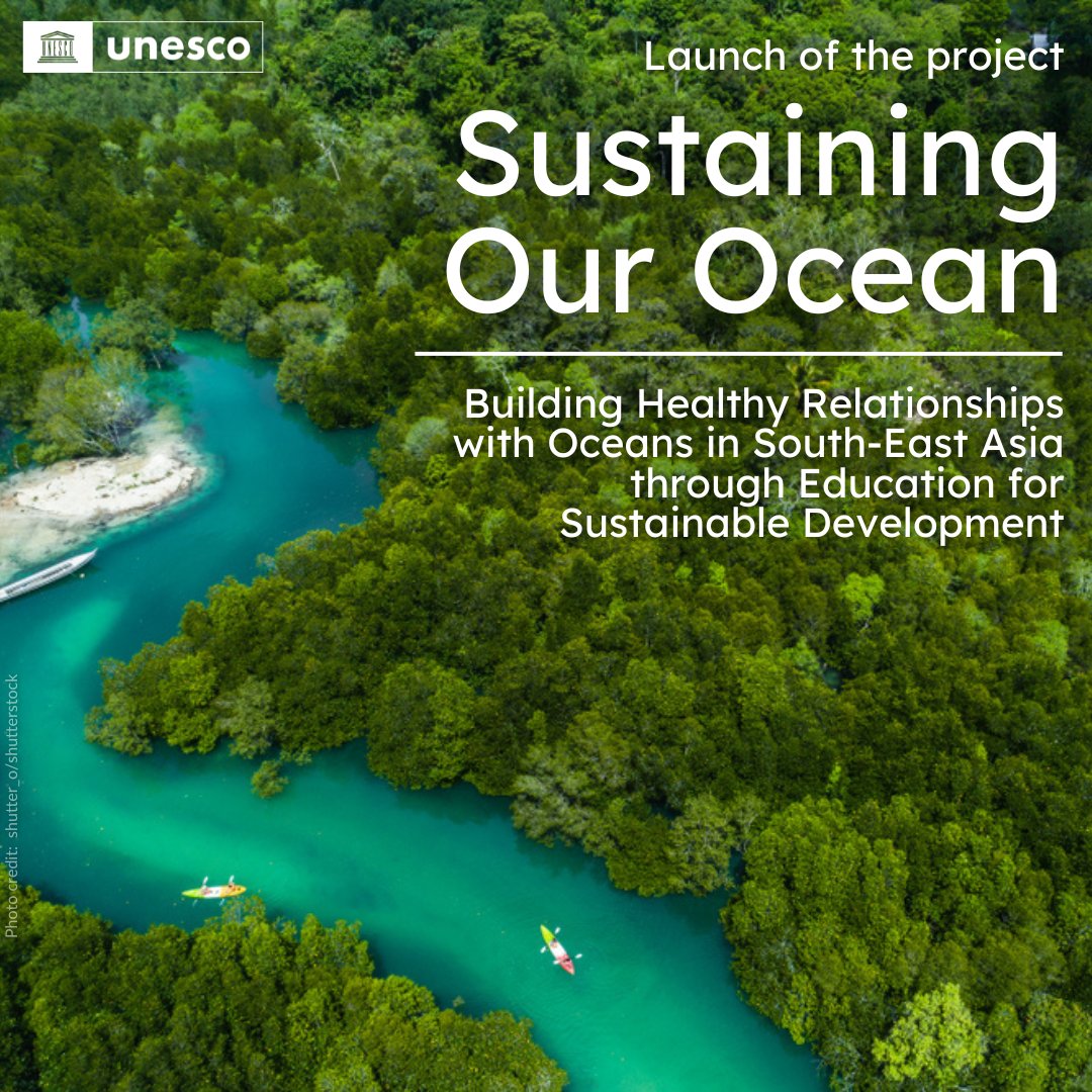🌊 What can we do to sustain our ocean? 🤝 Here's our effort to advance ocean education & empower young people as ocean stewards: unesco.org/en/articles/un… 🙋 How can we build healthy relationships with ocean? Let us know in the comment section below!