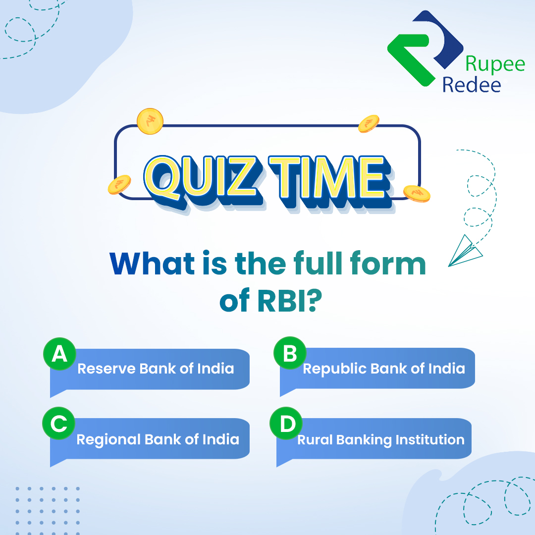 Test your financial knowledge by guessing the correct answer. Ready to up your finance IQ?💰

Download Now : bit.ly/486Wl9S
#FinancialFreedom #UpgradeNow #QuickLoans #finance #loan #personalloans #RupeeRedee