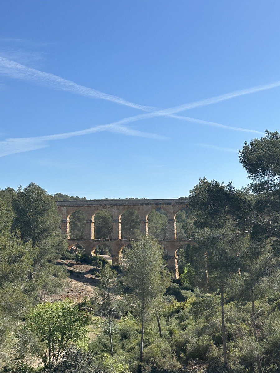 Right now enjoying the Devil's Bridge, Roman in Tarragona. 😘🤎