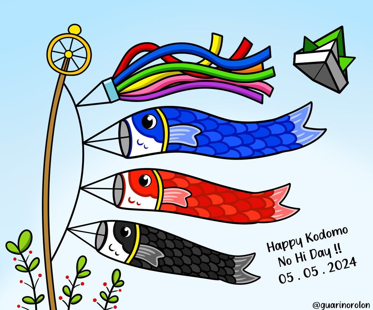 Happy Children's Day in Japan!! 🎏🎏🎊🎊🎎🎎🎐

#kodomonohi #happykodomonohi #Japan #koifish #koi #childrensday #happychildrensday #felizdiadelniño #fanart #fanarts #drawing #doodle #artist #digitalart #digitaldraw #digitalillustration #wacom #wacomart #wacomintuos