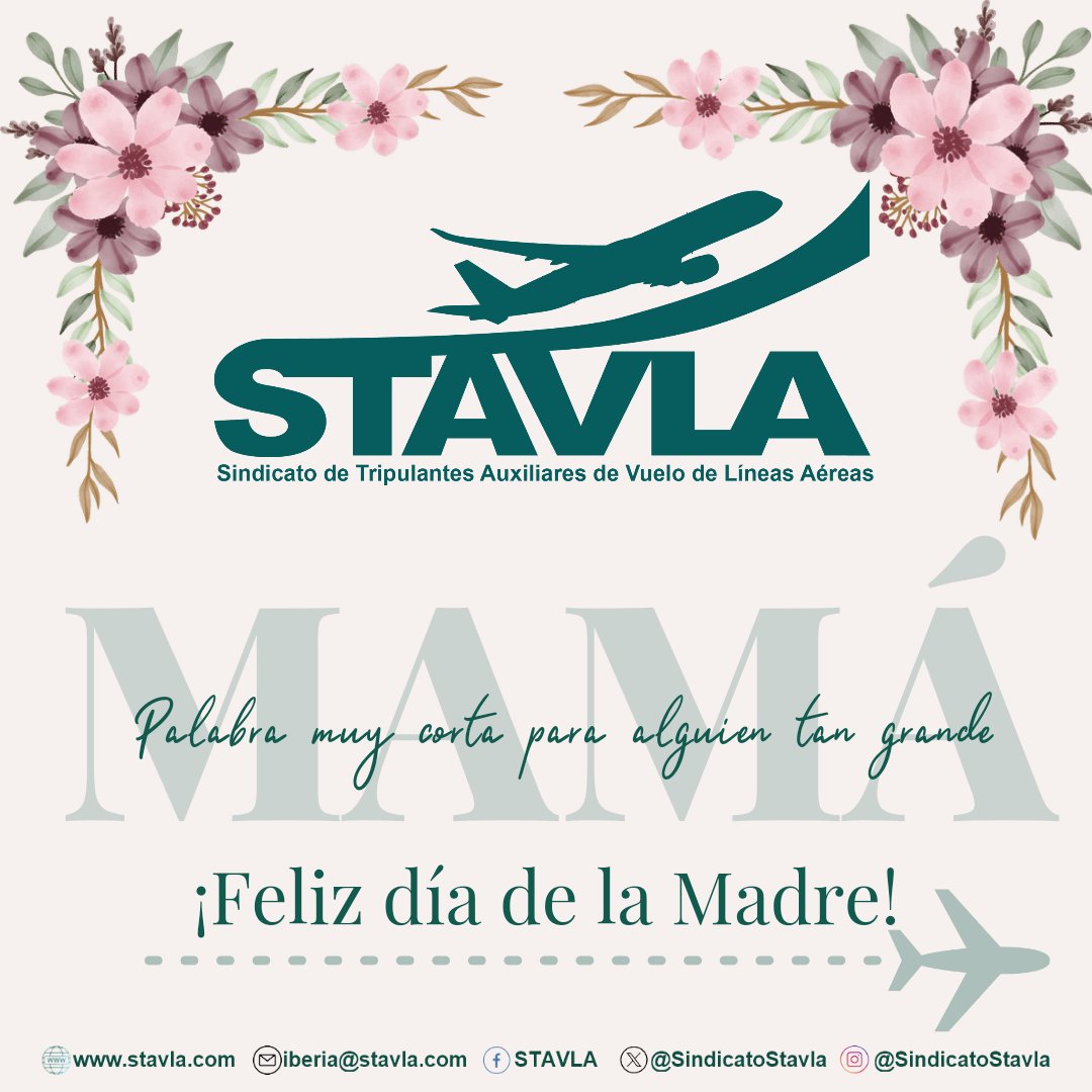 Hoy desde #STAVLA os deseamos un #FelizDiadelaMadre instagram.com/p/C6lJIbRCJvM/…