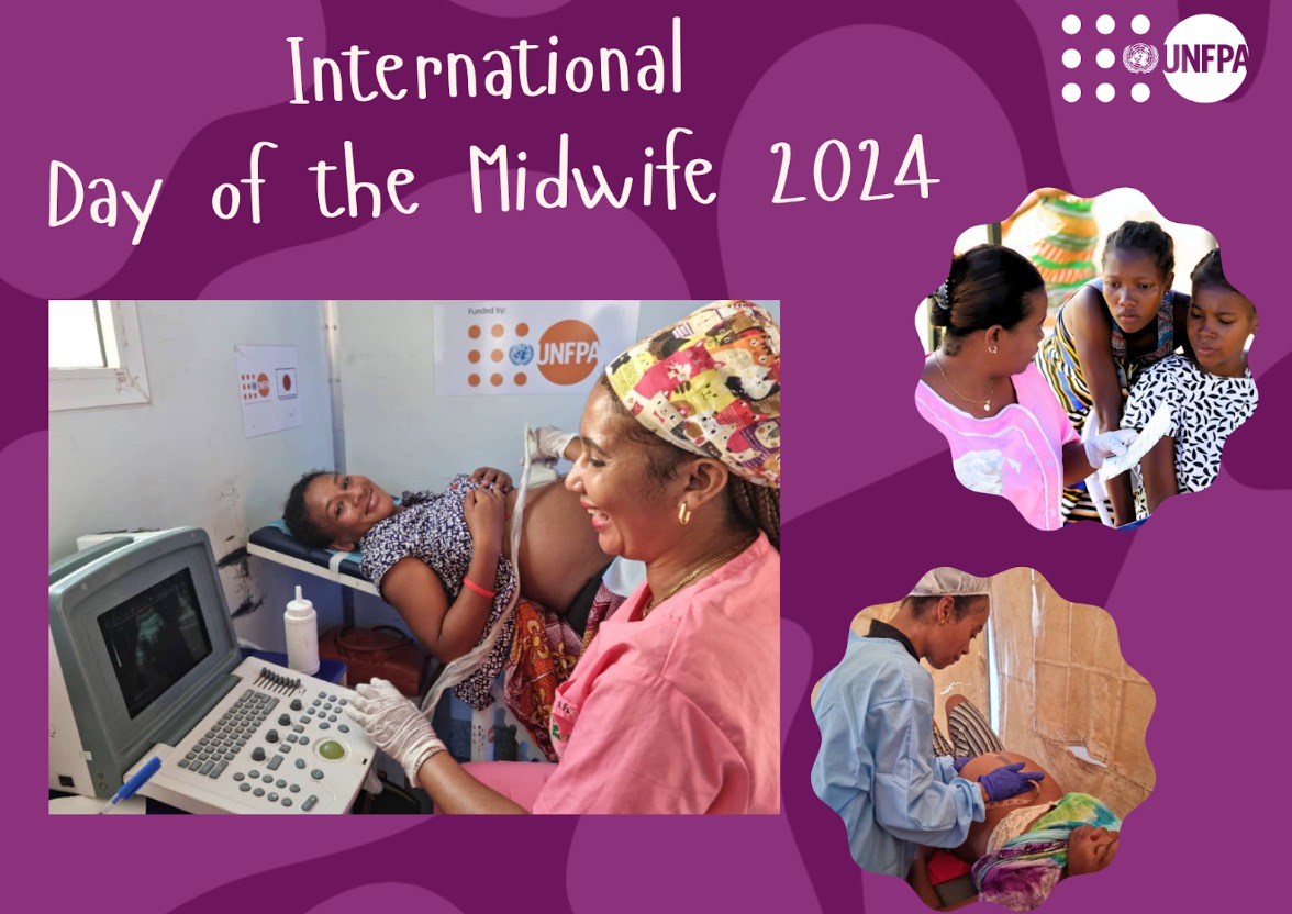 On this #IDM2024, we celebrate all #midwives for their extraordinary work. 💪Their dedication & courage make the difference. Beyond facilitating childbirth, they are protecting women's & girls' rights in precarious environments and during humanitarian settings due to cyclones.