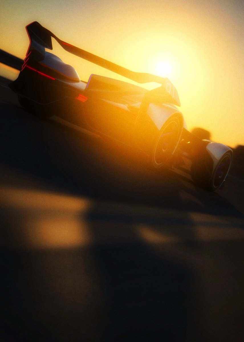 Livin it up(the sun goes down) #GT7 #GranTurismo McLaren VGT Grand Valley