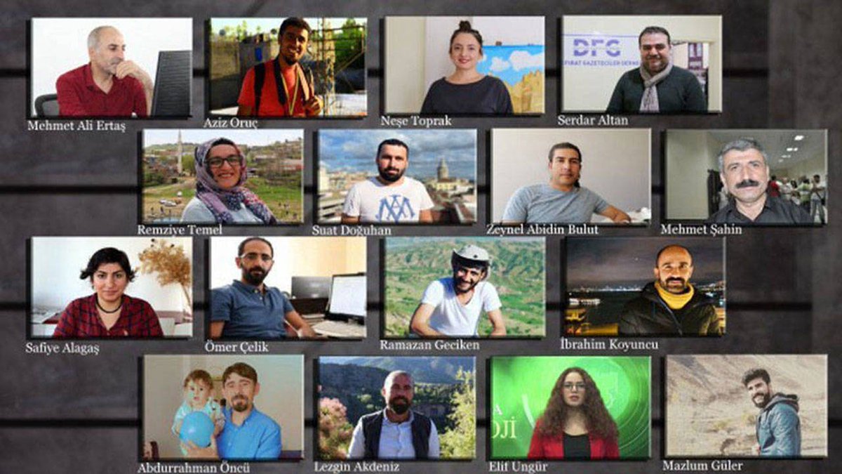 Diyarbakır'da 18 Gazeteci Davası Perşembe günü devam edecek, sanık sayısı 20'ye çıktı Diyarbakır'da gazetecilik faaliyetleri nedeniyle 'örgüt üyeliği' iddiasıyla başlatılan ve 15 gazetecinin 13 ay tutuklu kaldıktan sonra ilk duruşmada tahliye edildiği davada sanık sayısı,…
