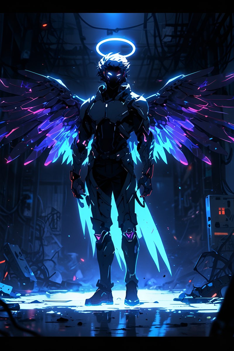 WizardPrompter's tweet image. Steel feathers catch the light, as blue eyes watches
#AI #AIArt #AIArtwork #AIArtCommunity #Digitalart