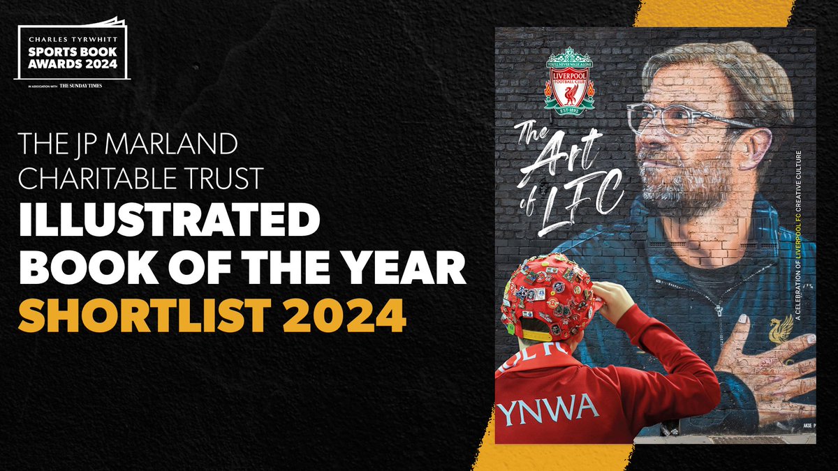 Delighted to see our The Art of LFC book is shortlisted for Illustrated Book of the Year at the @sportsbookaward! 

Edited by @TheLiverpolitan, it is a celebration of creative art from the @LFC family.

#sportsbookawards #artoflfc #readingforsport #CTSBA24