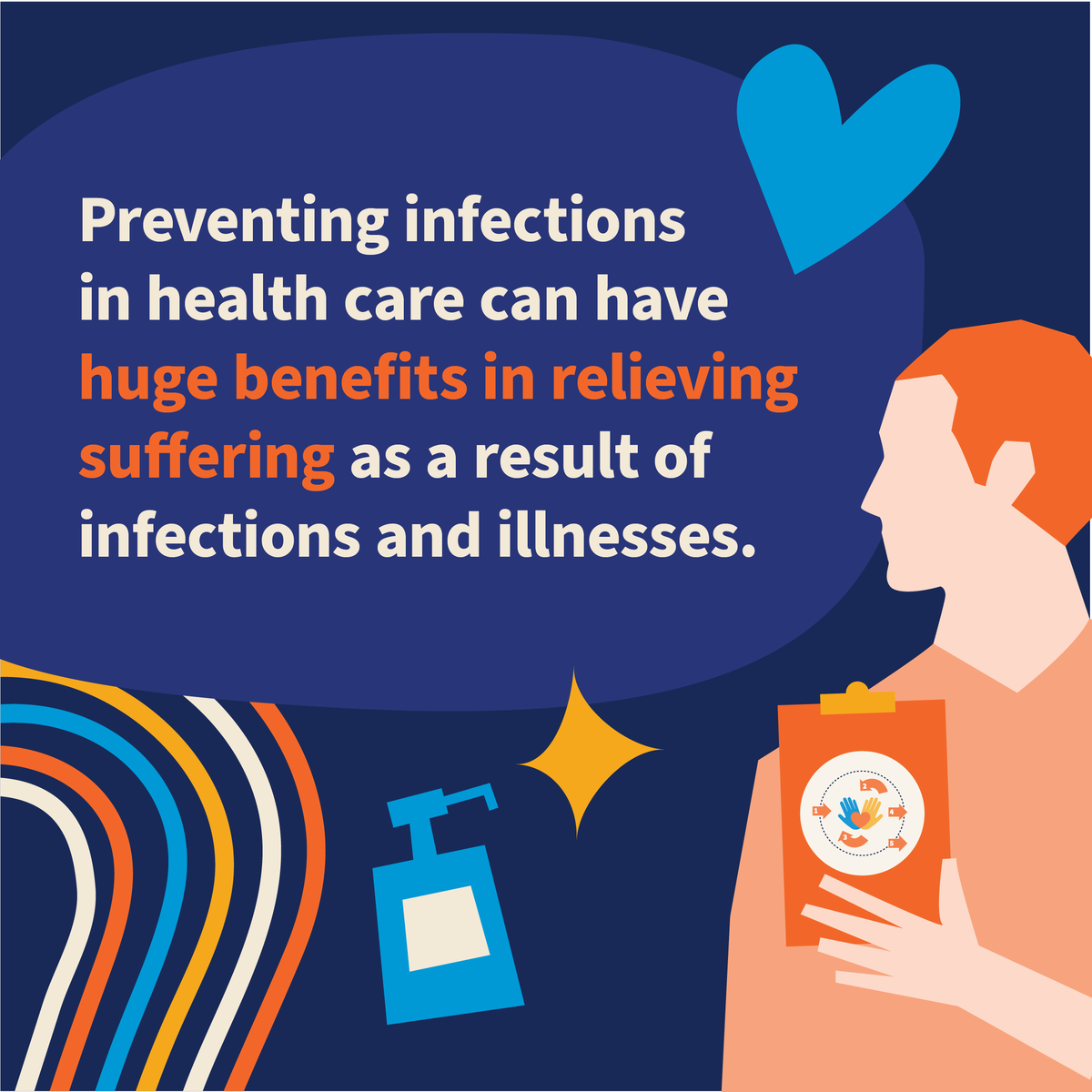 Health care associated infections are among the most frequent adverse events occurring in the context of health service delivery Sharing knowledge about hand hygiene & IPC is still important because its a very effective way to stop the spread of harmful germs in healthcare 🤚🏾🧼