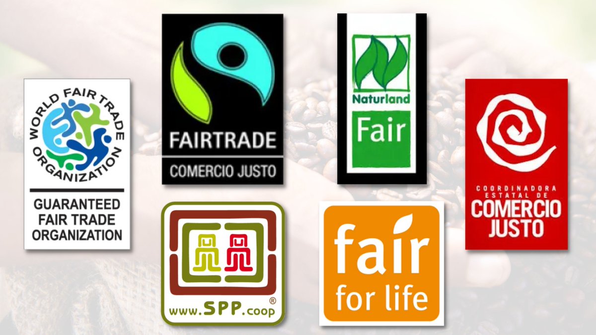 🤷 ¿Sabes reconocer un 𝗽𝗿𝗼𝗱𝘂𝗰𝘁𝗼 𝗱𝗲 𝗰𝗼𝗺𝗲𝗿𝗰𝗶𝗼 𝗷𝘂𝘀𝘁𝗼? 

✔ Fíjate si tiene una de estas 𝗰𝗲𝗿𝘁𝗶𝗳𝗶𝗰𝗮𝗰𝗶𝗼𝗻𝗲𝘀 aprobadas por @WFTO_FairTrade 

Más info👉i.mtr.cool/htejhtgxvo

@FASaragon #comerciojusto #ucaragón