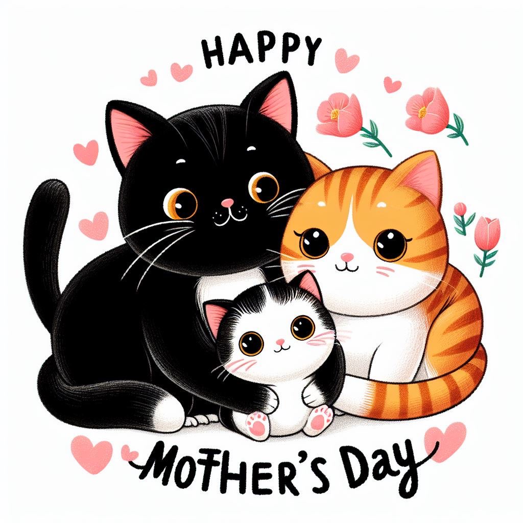 ¡Feliz día de la madre! #kittenlovers #gato #cantabria #adopcionresponsable #kitten #catlover #adopción #cat #5Mayo #FelizDiadelaMadre