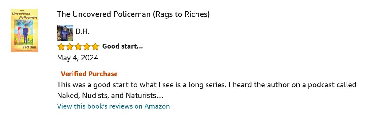 Thanks go to @NakedDan for this nice little review for my first book The Uncovered Policeman Oh, and 🌟🌟🌟🌟🌟 Read it here getbook.at/UncoveredPolic… #Kindle #KindleUnlimited #Paperback #Audiobook