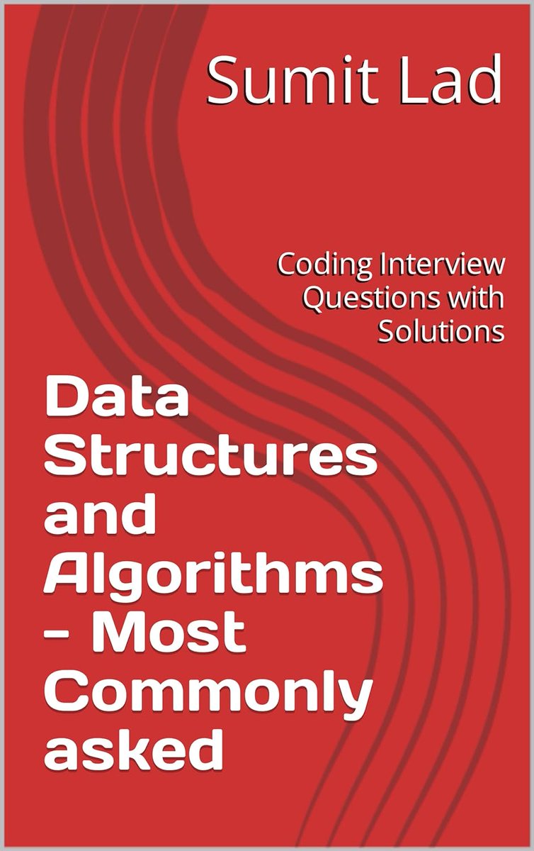 Data Structures and Algorithms - Most Commonly asked : Coding Interview Questions with Solutions amzn.to/3Qw1nqo

#datastructures #algorithms #dsa #programming #developer #programmer #coding #coder #webdev #webdeveloper #webdevelopment #softwaredeveloper #computerscience