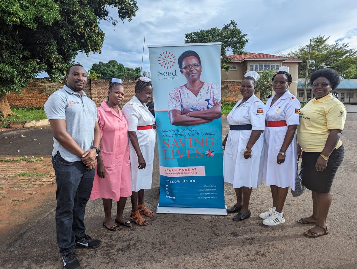 Grateful to @twineandrew1 for ably representing @Seed_Global at this year’s IDM symposium and celebrations in Gulu. He delivered a key note address on the theme “midwives a vital climate solution”at the symposium.