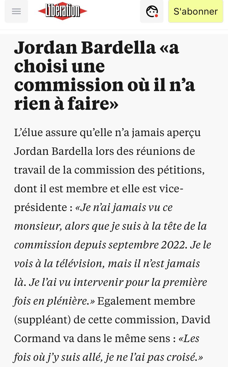 Le #RN fait campagne pour les #Présidentielles2027 lors des #Europeennes2024 en voulant imposer les inactions de #JordanBardella au #ParlementEuropéen (0 rapport/ 21 amendements) en faisant croire qu’il sera au service des français après 5 ans d’inaction 🤨
#BardellaEstUnMenteur