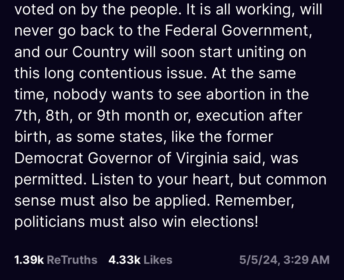 RonFilipkowski's tweet image. Trump made his last post at 3:29 AM.