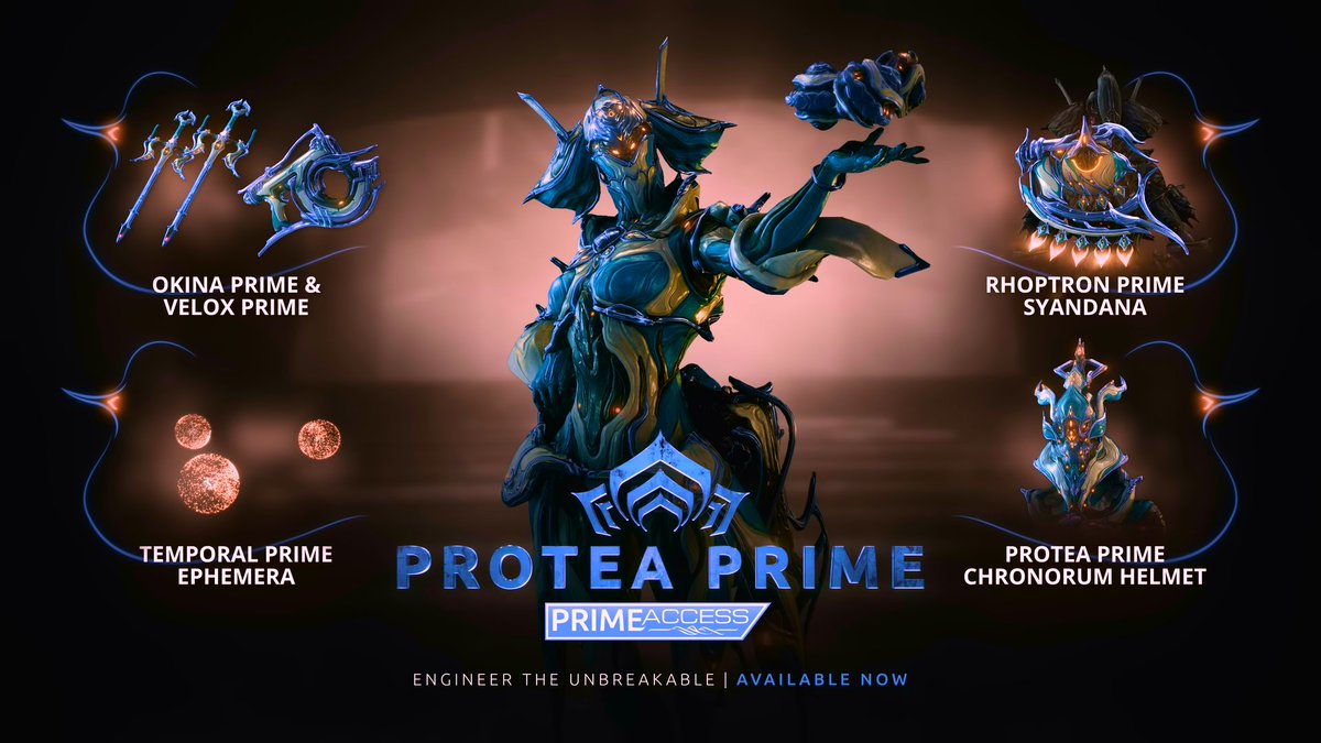 #GIVEAWAY ALERT 

☆ Protea Prime & Accessories
☆ Prime Weapons
☆ 90-Day Boosters
☆ 3990 PLAT

TO ENTER:
☆ Follow
☆ Like & Retweet this post
☆ Comment with your IGN & Platform
☆ Linked Accounts PC IGN

☆ Winner announced 25th May
☆ Courtesy of #Warframe @PlayWarframe