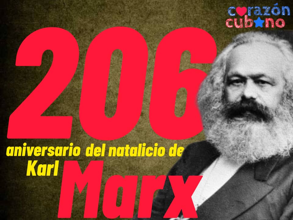 Karl Marx nació el 5/05/1818. #Fidel describió a Ramonet su influencia sobre él: 'Si a Ulises lo cautivaron los cantos de sirena, a mí me cautivaron las verdades incontestables de la denuncia marxista'. Por eso estará vigente siempre.