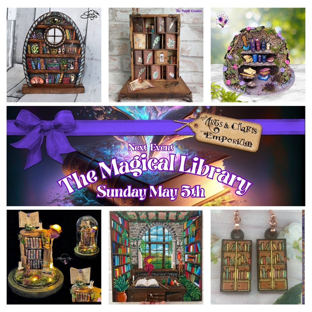 We have a magical event over on Facebook tonight! I'd totally forgotten I worked in a library for 11 years 😂
#ukgifthour #ukgiftam #giftideas #handmade <a href="/acegifts/">Arts&Crafts Emporium</a>