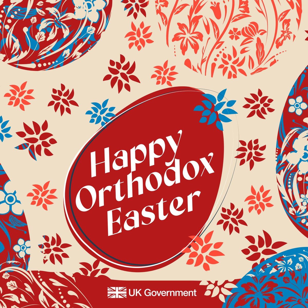 Today, Orthodox Christians around the world will be breaking the Lenten fast marking Orthodox Easter. I send my best wishes to you all. The UK continues to tackle the persecution of Christians globally, and champion freedom of religion or belief for all.