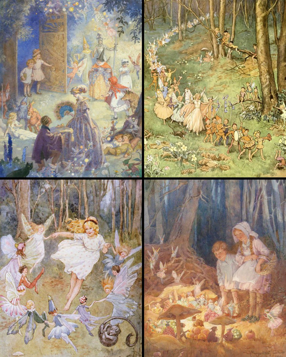 The magical world of English illustrator Margaret Tarrant (1888-1959) #FolkloreSunday