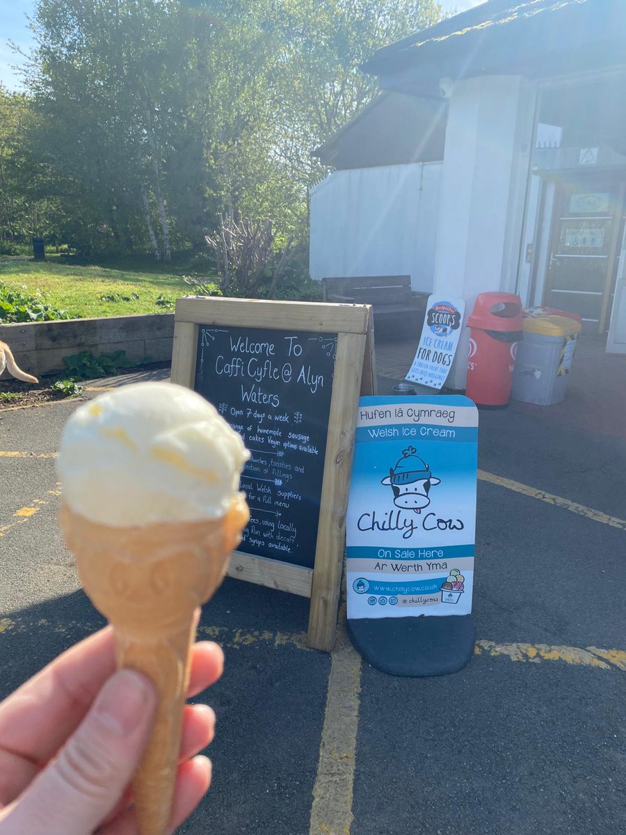 Looking for somewhere local to go today? Take a walk at Alyn Waters Country Park & call into Caffi Cyfle for cake or ice cream!! #Wrexham #Visit