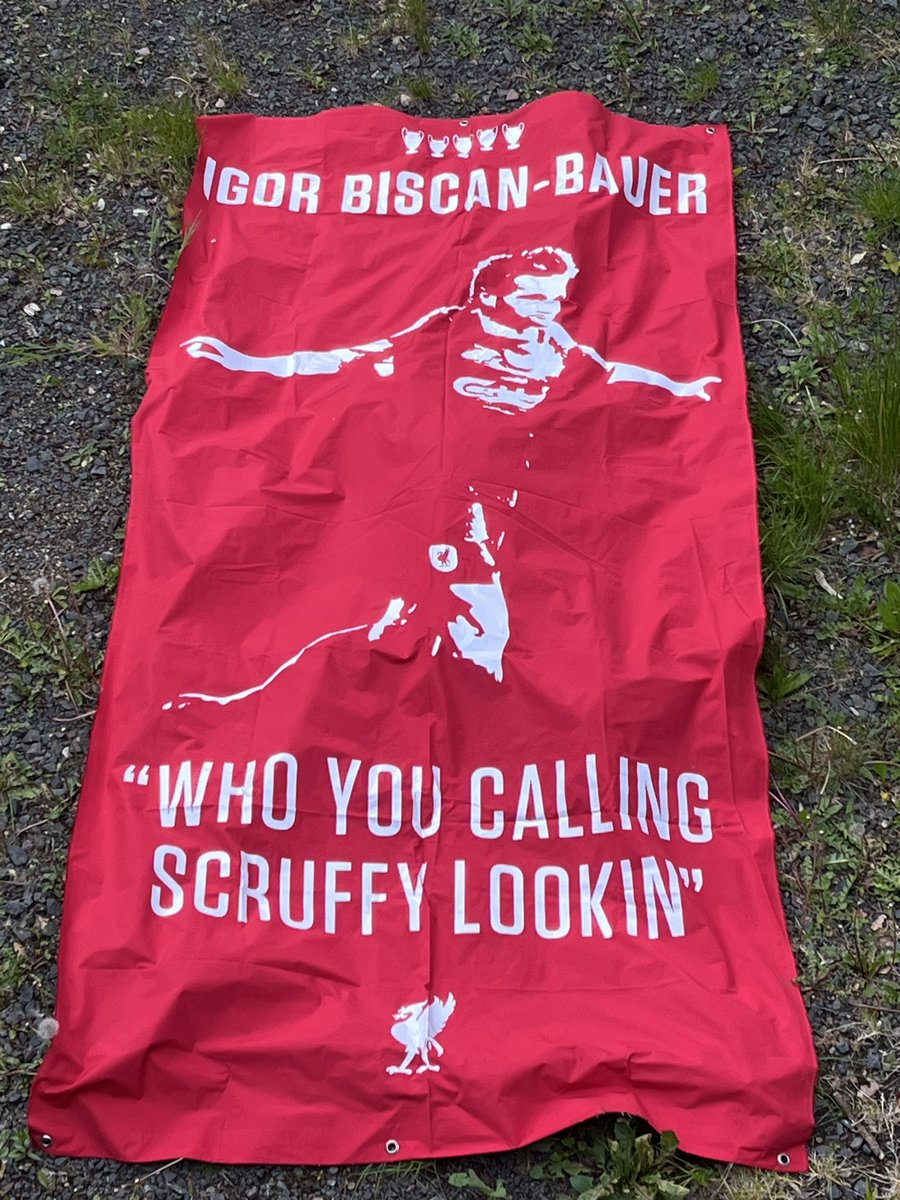 Let's do a Flagday good deed...
Anyone recognise this flag - found after the Basel final?
Be good to get it back to its owner.