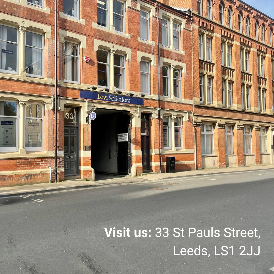 You’ll find Levi Solicitors in the city centre of Leeds. Our Leeds office sits on St.Pauls Street facing Park Square East with a view of Leeds town hall and the city beyond. #LeedsCityCentre #LawFirm