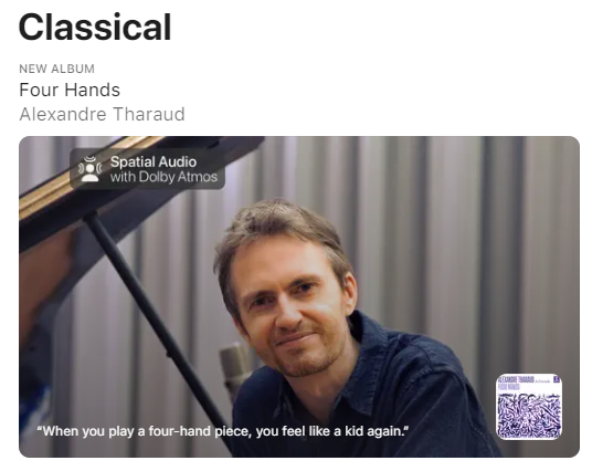 Discover @atharaud & Friends' new FOUR HANDS album and his interview on Apple Music apple.co/3JNJcst