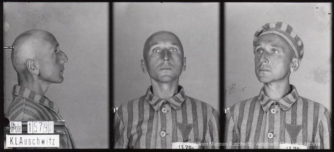 5 maja 1902 | W Tuliszkowie urodził się Polak Tadeusz Borucki. Nauczyciel. W #Auschwitz od 23 maja 1941 r. Nr 15790 Zginął w obozie 30 marca 1942 r.